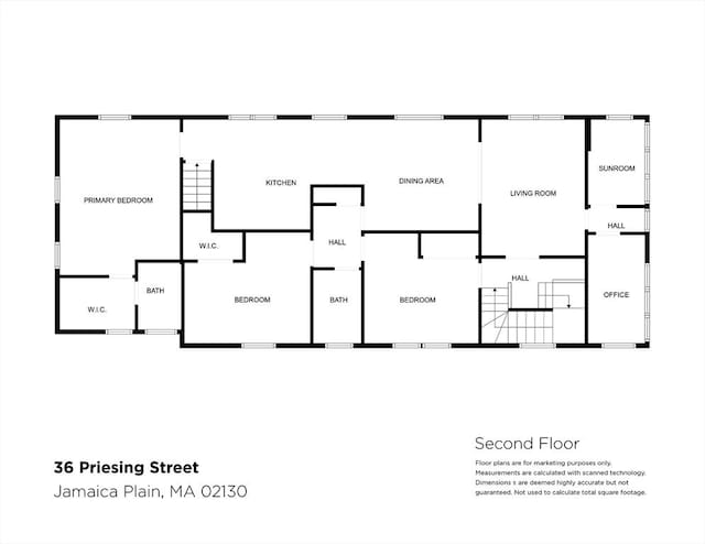 36-38 Priesing St, Boston, MA 02130 - floor plan / room layout