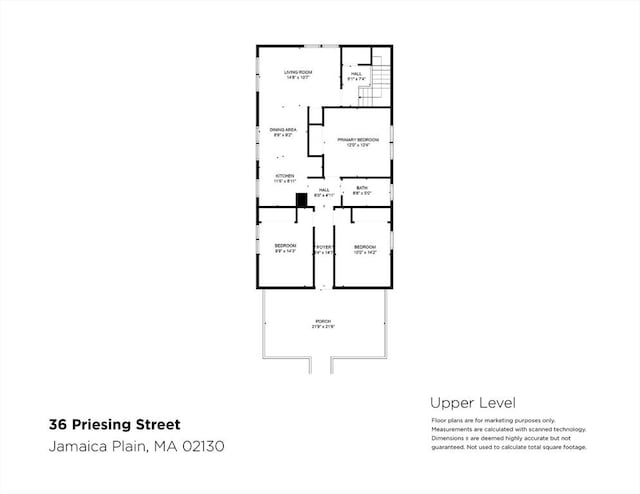 36-38 Priesing St, Boston, MA 02130 - room layout