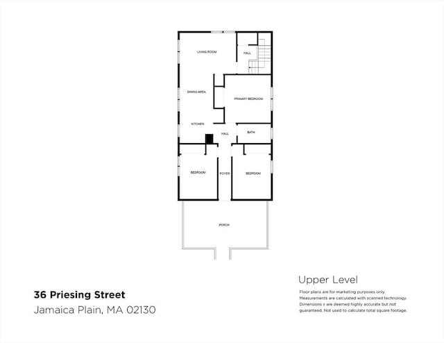 36-38 Priesing St, Boston, MA 02130 - property floor plan