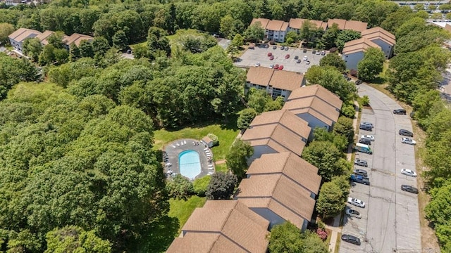2012 Franklin Crossing Rd Unit 2012, Franklin, MA 02038 - aerial view of a pool area