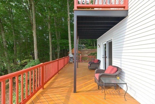 view of deck