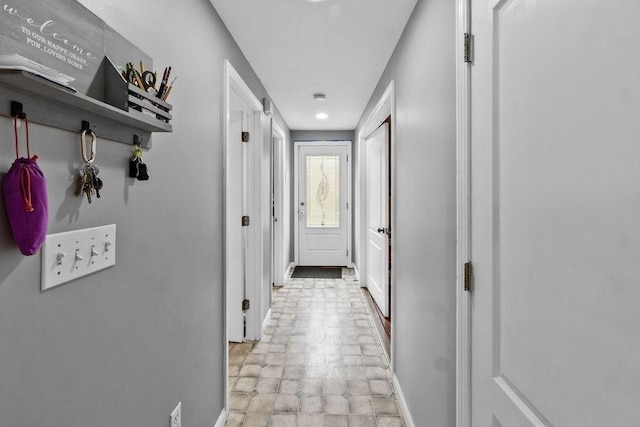 230 Plain, Taunton, MA 02780 - corridor featuring baseboards and recessed lighting