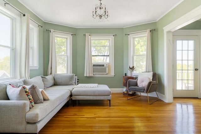 67 Jamaica Unit 3, Boston, MA 02130 - sunroom with a chandelier and cooling unit
