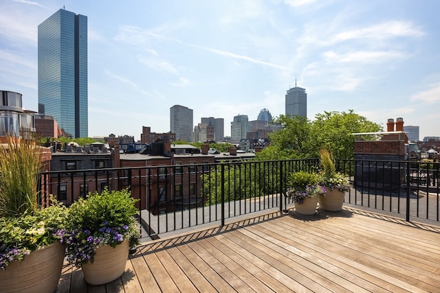 view of deck