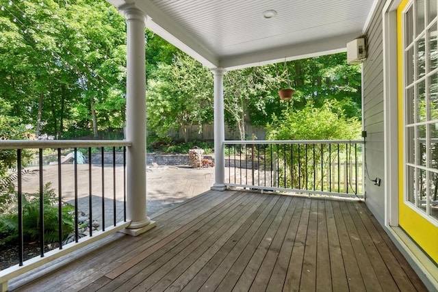 17 Topsfield Rd, Wenham, MA 01984 - wooden deck featuring a patio area