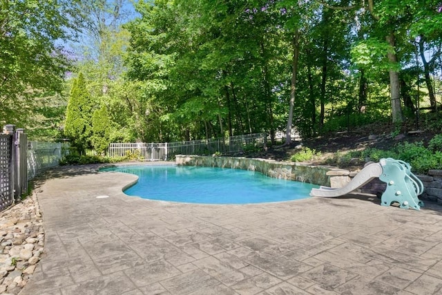 17 Topsfield Rd, Wenham, MA 01984 - view of pool with a patio and a water slide