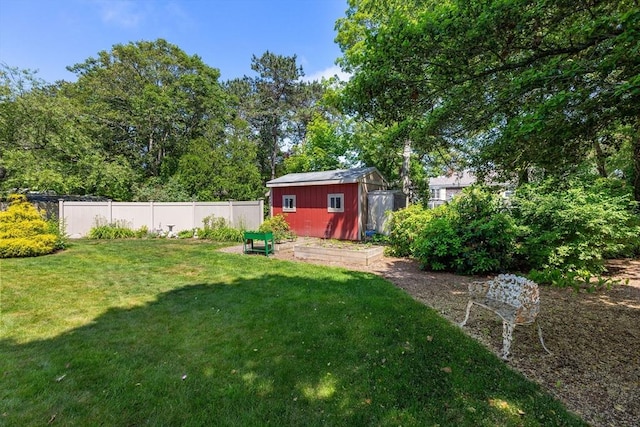 128 S Sea Ave, Yarmouth, MA 02673 - fenced backyard featuring a shed