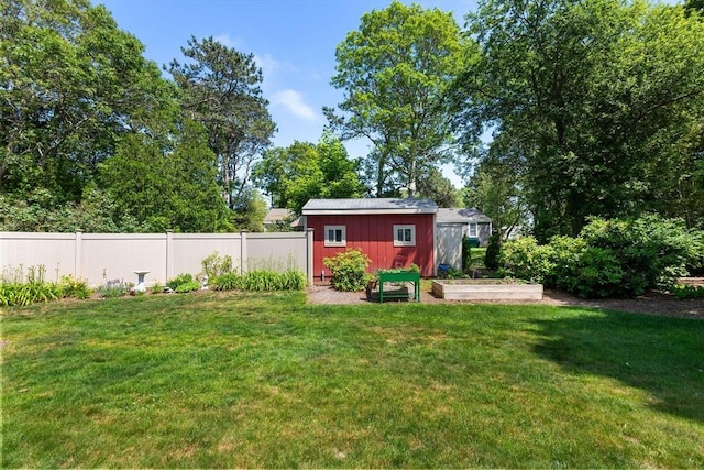 128 S Sea Ave, Yarmouth, MA 02673 - view of yard with a storage shed
