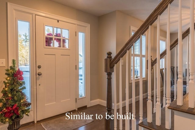 entryway with a wealth of natural light