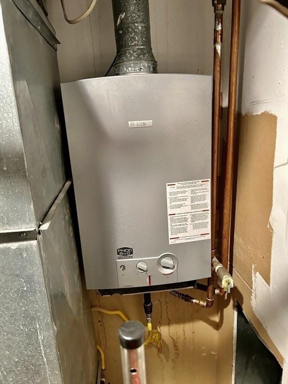 97 Anderer Ln Unit 105, Boston, MA 02132 - detailed view of tankless water heater