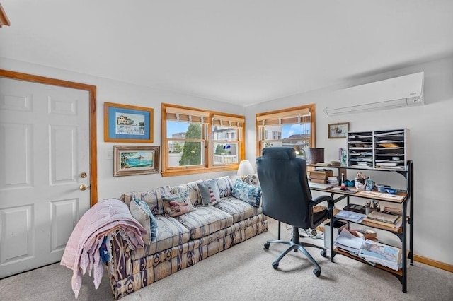 1 Carter Ave, Salisbury, MA 01952 - carpeted office with a wall mounted AC