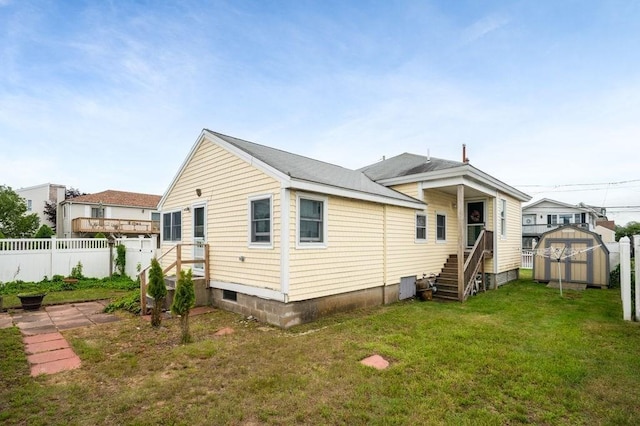 1 Carter Ave, Salisbury, MA 01952 - rear view of property featuring a storage unit