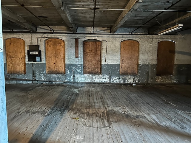 misc room featuring hardwood / wood-style floors