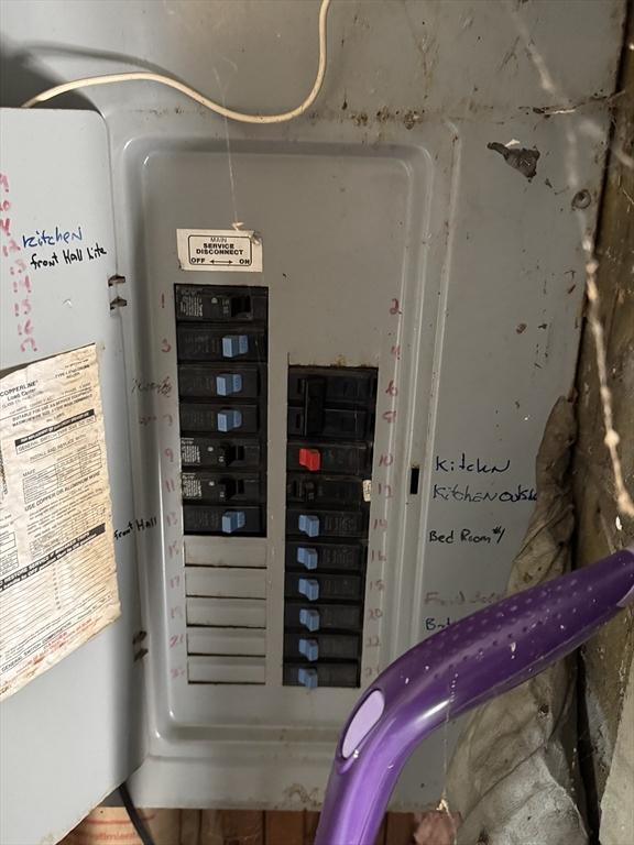 10 Nut Island Ave, Quincy, MA 02169 - utility room featuring electric panel