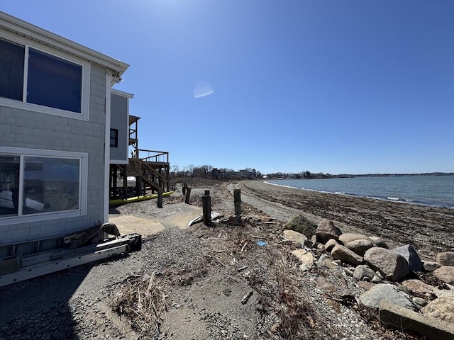 10 Nut Island Ave, Quincy, MA 02169 - water view featuring stairway