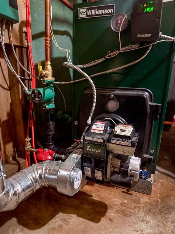 view of utility room