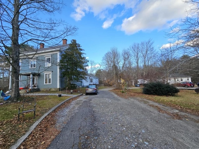 view of road