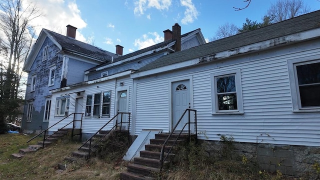 view of rear view of property