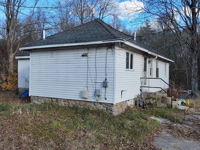 view of home's exterior