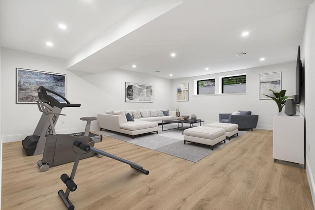 17 Prospect Hill Rd, Lexington, MA 02420 - living area with light wood-style floors, baseboards, and recessed lighting