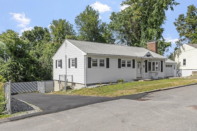 8 Janis Ter, Woburn, MA 01801 - view of front of home with a chimney