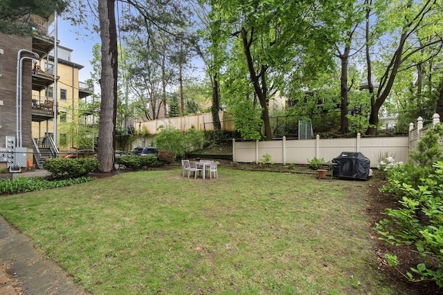 view of yard