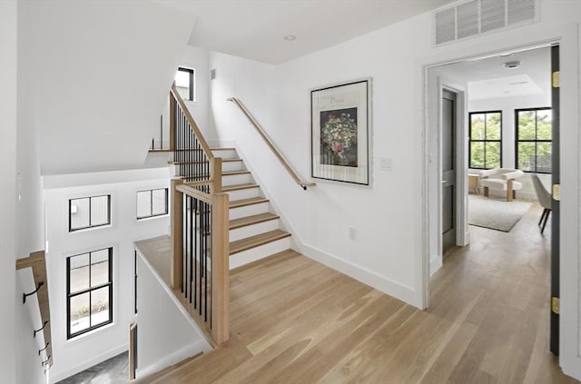 361 Walden Unit 361, Cambridge, MA 02138 - stairway with wood finished floors and baseboards