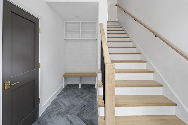 361 Walden Unit 361, Cambridge, MA 02138 - stairway featuring baseboards