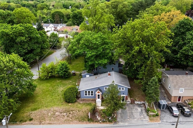 8 Piedmont St, Methuen, MA 01844 - aerial view of property and surrounding area
