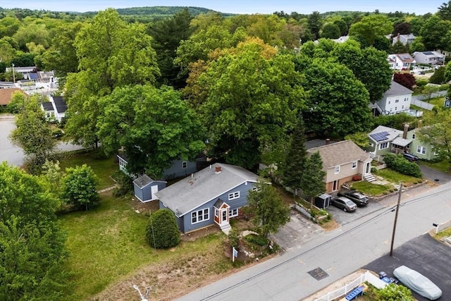8 Piedmont St, Methuen, MA 01844 - aerial view of residential area with a forest
