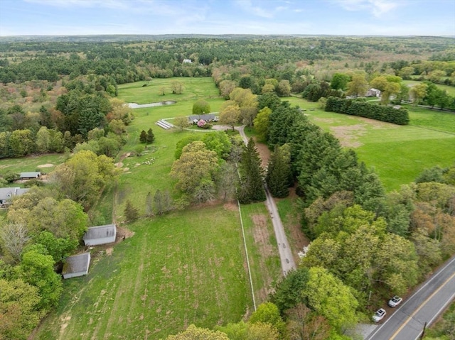 38 Bullard St, Sherborn, MA 01770 - aerial view of property and surrounding area featuring a heavily wooded area