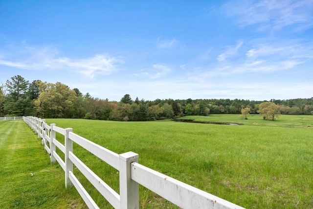 38 Bullard St, Sherborn, MA 01770 - view of yard with a rural view and a wooded view