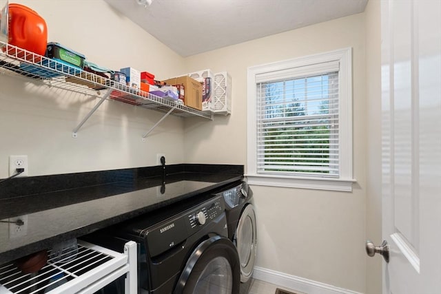11 Winslow Way, Swansea, MA 02777 - washroom featuring washer and dryer and baseboards