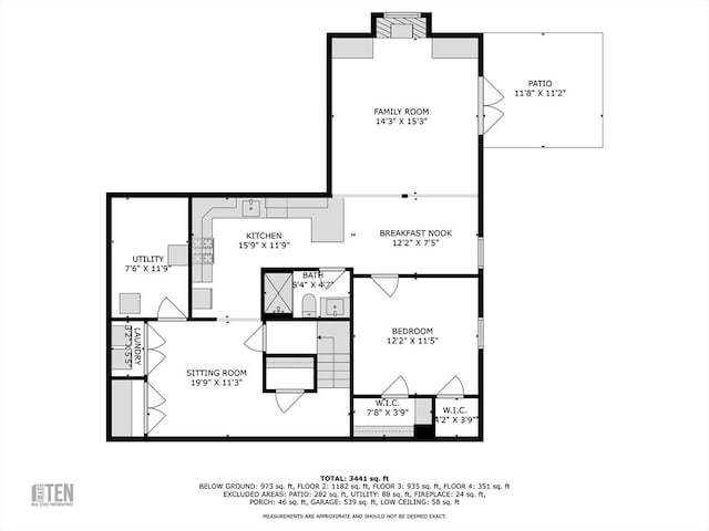 11 Winslow Way, Swansea, MA 02777 - floor plan / room layout