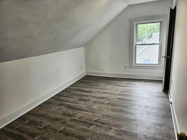 21 High St, South Hadley, MA 01075 - bonus room featuring lofted ceiling and dark wood-style floors