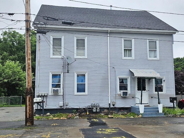 21 High St, South Hadley, MA 01075 - back of house with cooling unit