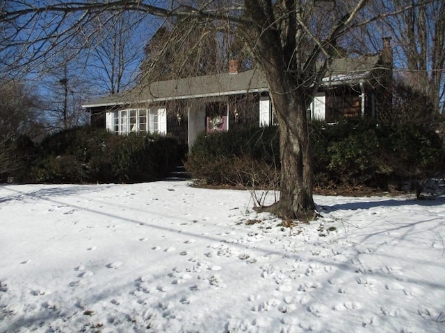 view of front of home