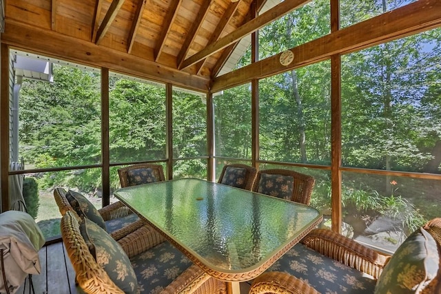 236 Ridge Ave, Otis, MA 01253 - sunroom featuring outdoor dining space