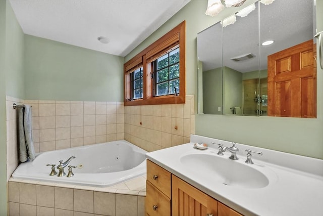 236 Ridge Ave, Otis, MA 01253 - full bath with vanity and a tub with jets