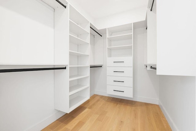 1597 Centre St Unit A, Newton, MA 02461 - walk in closet featuring light wood-type flooring