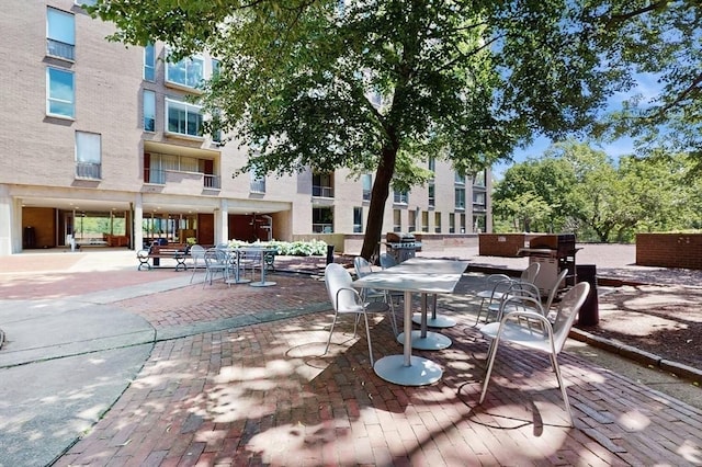 99 Pond Ave Unit 326, Brookline, MA 02445 - view of patio / terrace featuring outdoor dining space