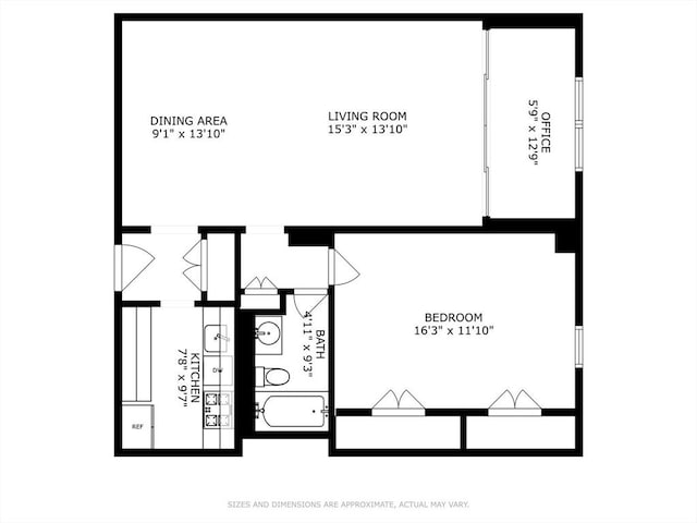 99 Pond Ave Unit 326, Brookline, MA 02445 - room layout