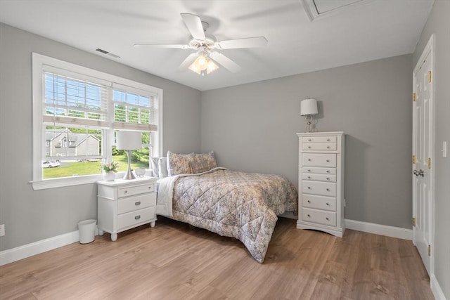 356 Grafton St, Shrewsbury, MA 01545 - bedroom with light wood-style flooring and a ceiling fan