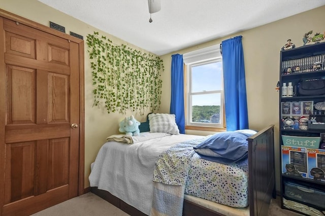 34 S Riverview St, Haverhill, MA 01835 - carpeted bedroom featuring a ceiling fan