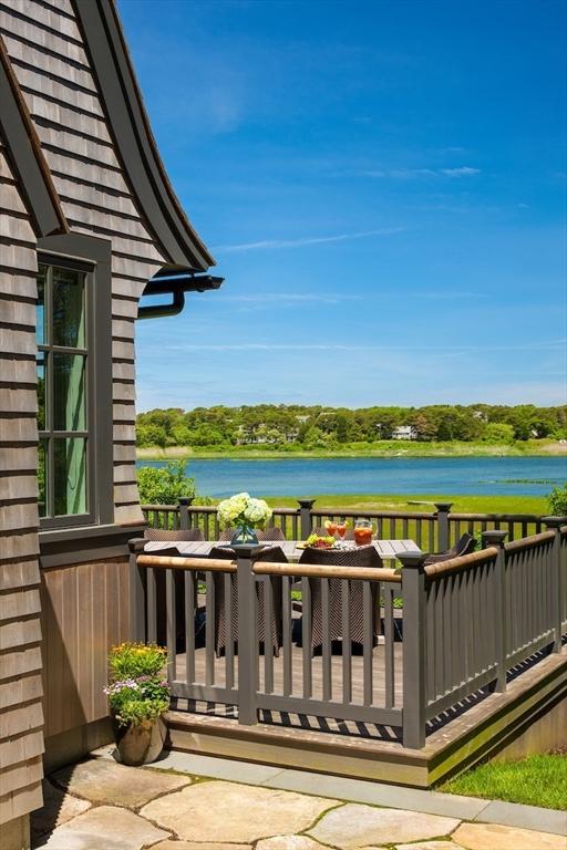 exterior space featuring a water view