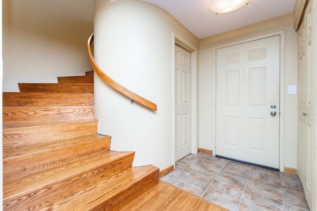 154 Lynnway Unit 511, Lynn, MA 01902 - entryway featuring stairway and baseboards