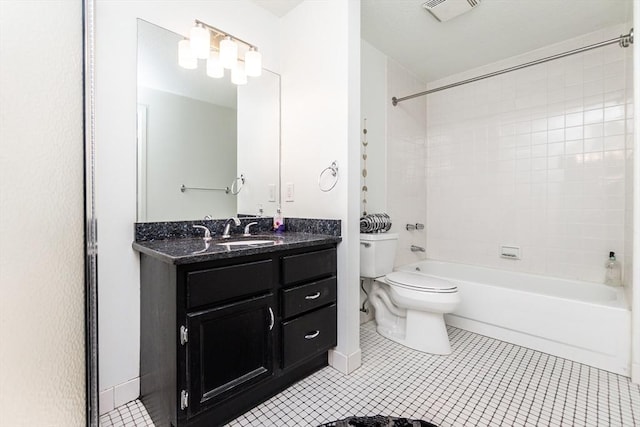 154 Lynnway Unit 511, Lynn, MA 01902 - full bathroom featuring vanity, shower / bathtub combination, and tile patterned flooring