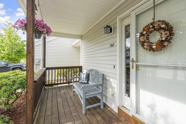 108 Green Briar Rd Unit 108, Fitchburg, MA 01420 - view of wooden porch