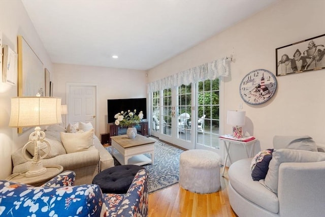 11 Forest Ln Unit 11, Scituate, MA 02066 - living area featuring wood finished floors and recessed lighting