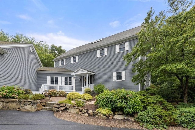 11 Forest Ln Unit 11, Scituate, MA 02066 - view of front of home with a porch and roof with shingles